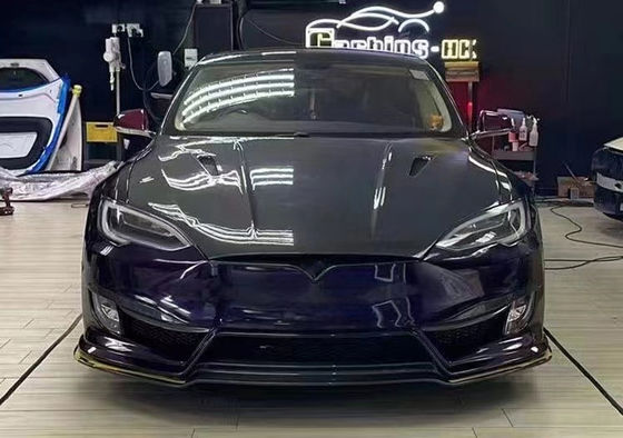 Modèle S Tesla Body Kit 2017 - 2019 Moteur de capot de spoiler de pare-chocs arrière