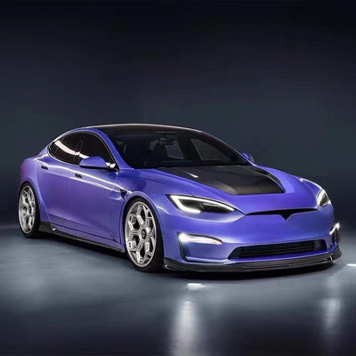 Vors Style Tesla Body Kit 2013 - 2016 Tesla modèle S Spoiler Hood Jupe de côté