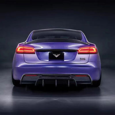 Vors Style Tesla Body Kit 2013 - 2016 Tesla modèle S Spoiler Hood Jupe de côté