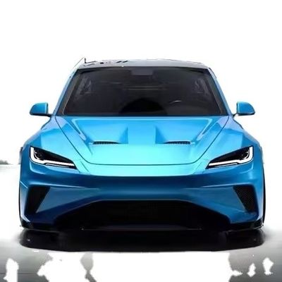 2024 réparation Tesla Body Kit Fibre de carbone modèle 3 Spoiler Robot Style avant et pare-chocs arrière