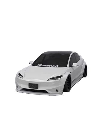 2020- Tesla Body Kit Résine Fibre LB Style Tesla Modèle 3 Spoiler Diffuseur de lèvres avant