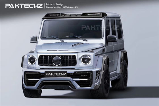 Pièces automobiles pour Mercedes W464 G500 G63 Kit de carrosserie W464 G500 G63 Amélioré à l'avant et à l'arrière des capots de pare-chocs de style Paktechz