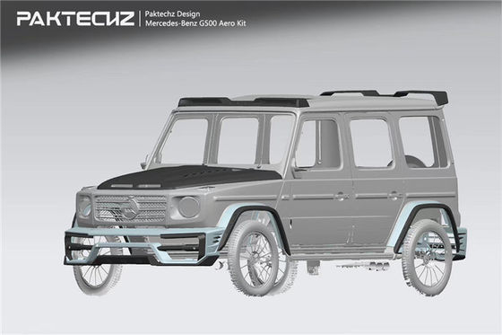 Pièces automobiles pour Mercedes W464 G500 G63 Kit de carrosserie W464 G500 G63 Amélioré à l'avant et à l'arrière des capots de pare-chocs de style Paktechz