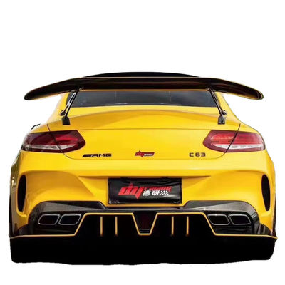 Pièces automobiles pour Mercedes C63 Coupe Spoiler en fibre de carbone W205 C63 C63S Spoiler de queue GT amélioré de style IMP