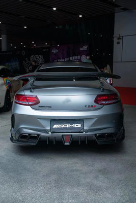 Pièces détachées pour Mercedes C63 C63S Coupe Body Kit C63 C63S Coupe Upgraded IMP Style Front and Rear Bumper Spoiler Body Kit
