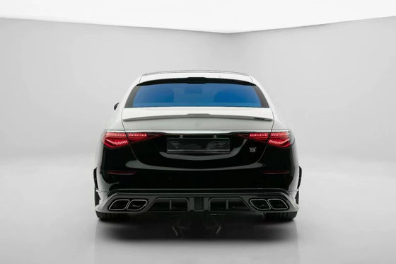 Pour la Mercedes Classe S W223 Maybach Kit de carrosserie en fibres de carbone W223 Maybach Modifié MSY Style Spoiler diffuseur de pelle avant
