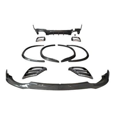 Pour Mercedes-Benz GLC63 Kit de carrosserie en fibres de carbone GLC63 Kit de carrosserie en fibres de carbone à lèvres antérieures