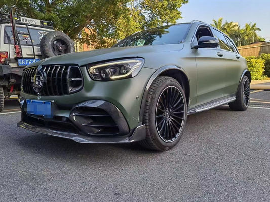 Pour Mercedes-Benz GLC63 Kit de carrosserie en fibres de carbone GLC63 Kit de carrosserie en fibres de carbone à lèvres antérieures