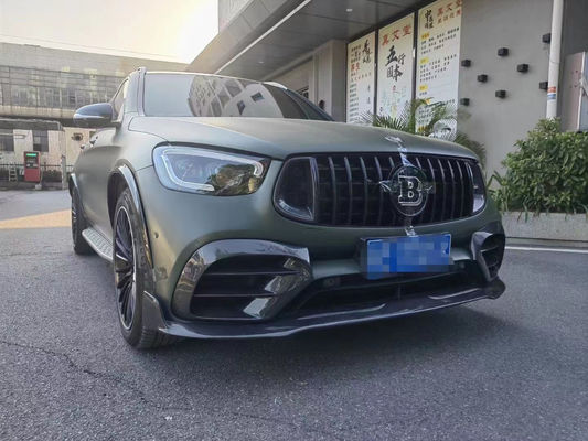 Pour Mercedes-Benz GLC63 Kit de carrosserie en fibres de carbone GLC63 Kit de carrosserie en fibres de carbone à lèvres antérieures