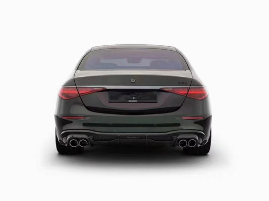 Pour Mercedes Classe S W223 S400 S450 Carrosserie en fibre de carbone W223 Maybach Amélioré BUS Style Spoule avant Diffuseur Spoiler