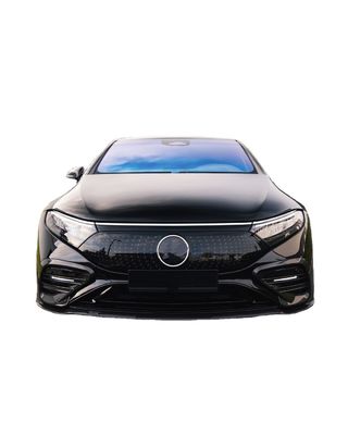Pour Mercedes EQS Kit de carrosserie en fibres de carbone EQS Upgrade BS Style Kit de carrosserie en fibres de carbone à lèvres avant diffuseur de spoiler