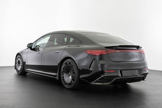 Pour Mercedes EQS Kit de carrosserie en fibres de carbone EQS Upgrade BS Style Kit de carrosserie en fibres de carbone à lèvres avant diffuseur de spoiler