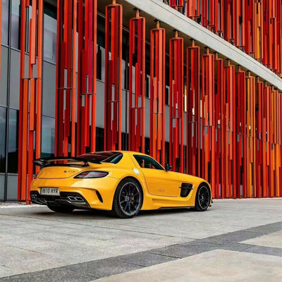 Pour Mercedes SLS R197 SLS Série Noire Modèle Avant et arrière Spoiler Hood