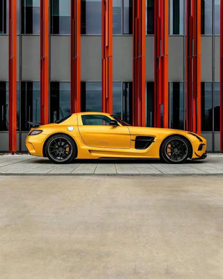 Pour Mercedes SLS R197 SLS Série Noire Modèle Avant et arrière Spoiler Hood