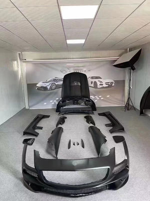 Pour Mercedes SLS R197 SLS Série Noire Modèle Avant et arrière Spoiler Hood