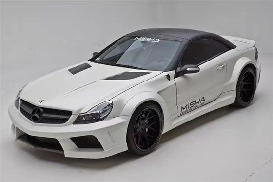 Pour Mercedes SL R230 Kit widebody SL R230 mis à niveau Misha style avant et arrière pare-chocs spoiler widebody Kit