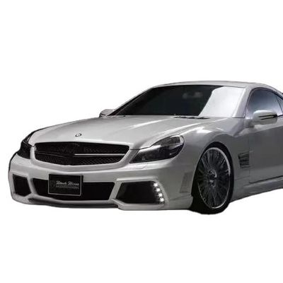 Pour Mercedes SL R230 Kit large SL R230 Upgraded WD Style Front et arrière Spoiler de pare-chocs large