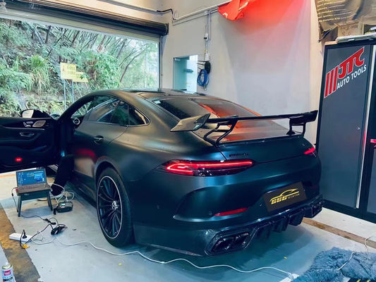 Pour Mercedes-Benz AMG GT50 GT63 Spoiler en fibre de carbone AMG GT50 GT63 Aile de spoiler en fibre de carbone améliorée de style RT900