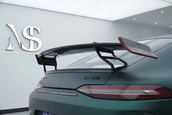 Pour Mercedes-Benz AMG GT50 GT63 Spoiler en fibre de carbone AMG GT50 GT63 Aile de spoiler en fibre de carbone améliorée de style RT900