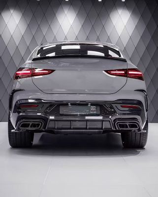 pour Mercedes-Benz GLE53 63Ccoupe Kit de carrosserie en fibre de carbone GLE53 63Ccoupe Diffuseur de lèvre avant en fibre de carbone Spoiler Kit large carrosserie