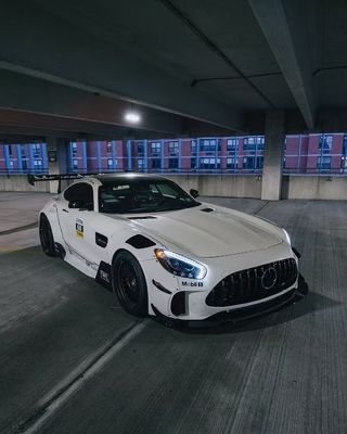 Pour Mercedes AMG GT Kit de widebody en fibres de carbone AMG GT mis à niveau CBE style avant Spoiler diffuseur de lèvres widebody