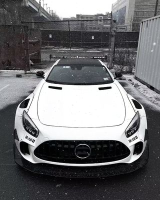 Pour Mercedes AMG GT Kit de widebody en fibres de carbone AMG GT mis à niveau CBE style avant Spoiler diffuseur de lèvres widebody