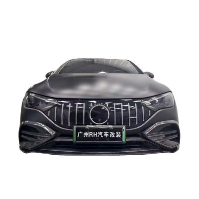Pour Mercedes EQE Kit de carrosserie en fibres de carbone EQE Upgrade BS Style Kit de carrosserie en fibres de carbone à lèvres avant diffuseur de spoiler