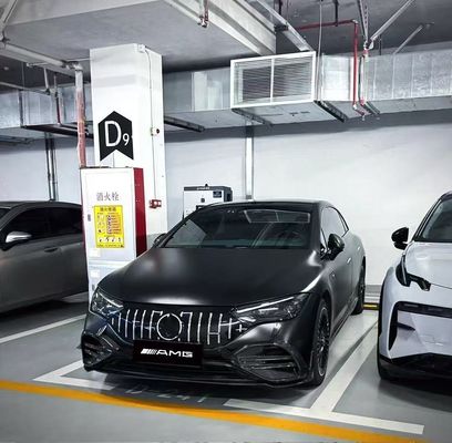 Pour Mercedes EQE Kit de carrosserie en fibres de carbone EQE Upgrade BS Style Kit de carrosserie en fibres de carbone à lèvres avant diffuseur de spoiler