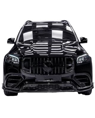 Pour Mercedes X167 GLS450 Kit de carrosserie en fibre de carbone GLS Mise à niveau BS Style Spoiler diffuseur de lèvres avant Widebody Kit