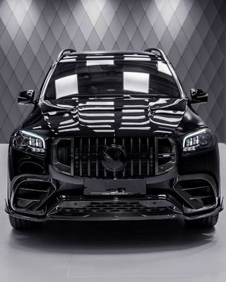 Pour Mercedes X167 GLS450 Kit de carrosserie en fibre de carbone GLS Mise à niveau BS Style Spoiler diffuseur de lèvres avant Widebody Kit