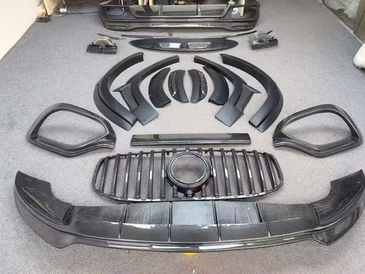 X167 GLS450 Mercedes Benz Body Kit LD Style Carbone à base de fibres pour les lèvres