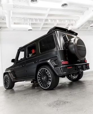 W464 G500 G63 Mercedes Body Kit G800 Style voiture avant pare-chocs Spoiler Arches de roue